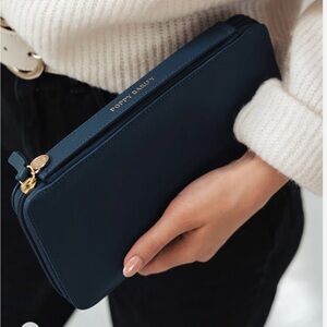 Poppy Barley Midnight Blue Passport Holder